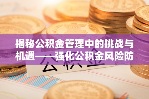 朗县揭秘公积金管理中的挑战与机遇——强化公积金风险防控的多维策略