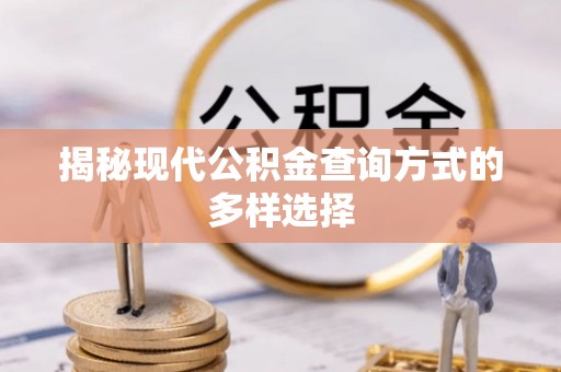 朗县揭秘现代公积金查询方式的多样选择