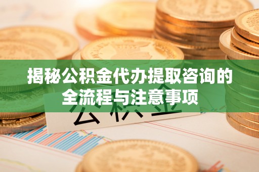 朗县揭秘公积金代办提取咨询的全流程与注意事项