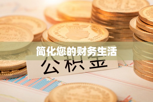 朗县简化您的财务生活