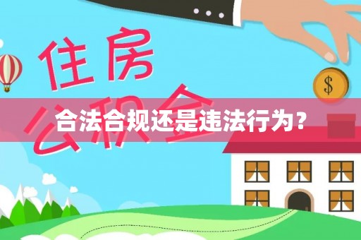 朗县合法合规还是违法行为？