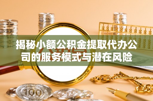 朗县揭秘小额公积金提取代办公司的服务模式与潜在风险