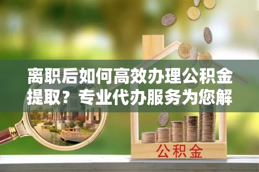 朗县离职后如何高效办理公积金提取？专业代办服务为您解忧